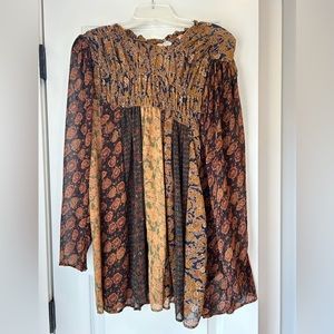 Free People new with tags Gauze boho tunic dress small